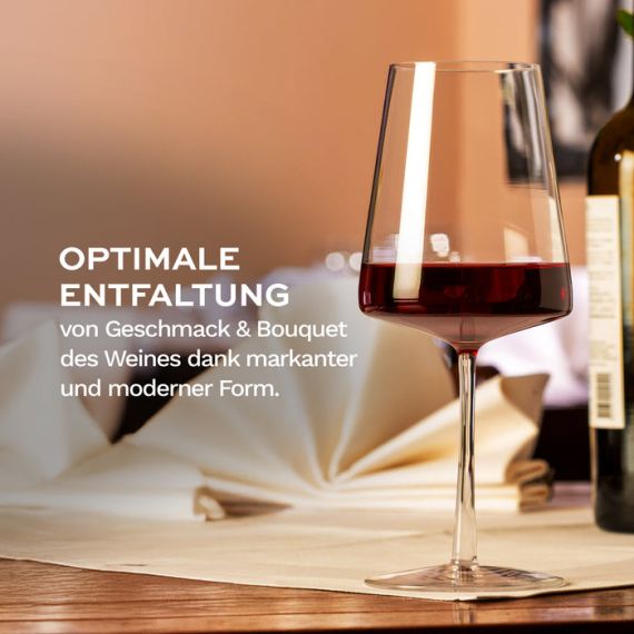 Набор из 6-ти бокалов для красного вина серия Power, 520 мл, D90 мм, H226 мм, Stolzle, изображение 7