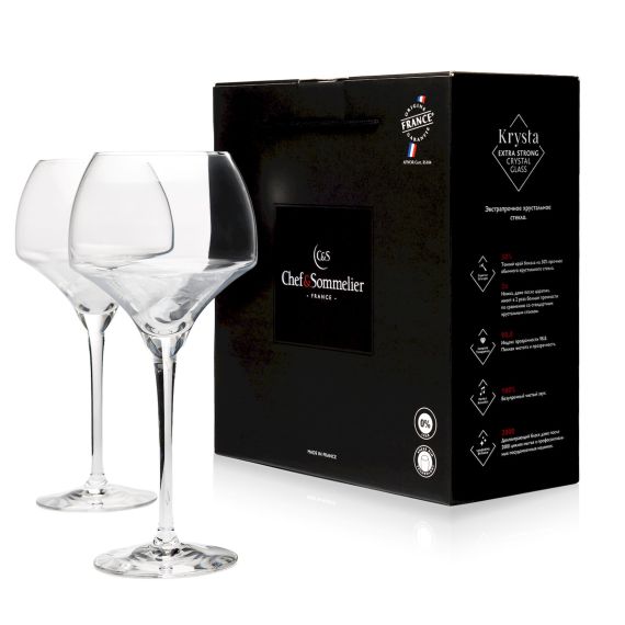 Набор бокалов для вина Open Up, 2 шт, 550 мл, D76/157 мм, H232 мм, Chef&Sommelier, изображение 2