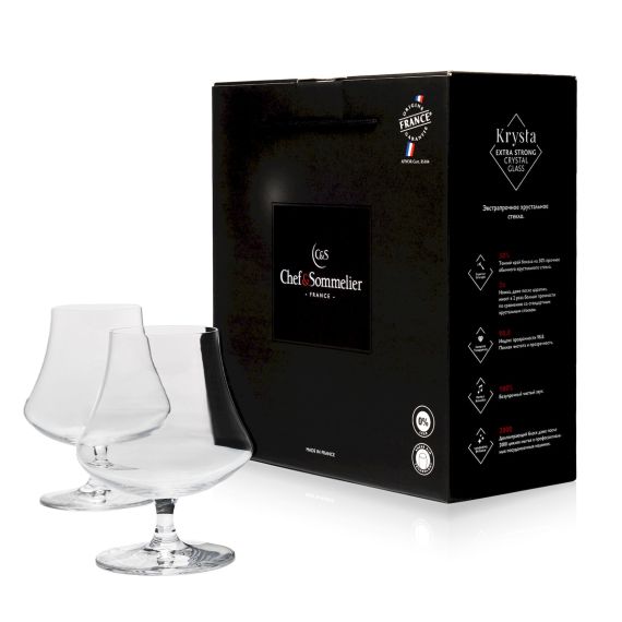 Набор бокалов для бренди Open Up 390мл; D=63/103, H=131мм; 2 шт, Chef&Sommelier, изображение 2