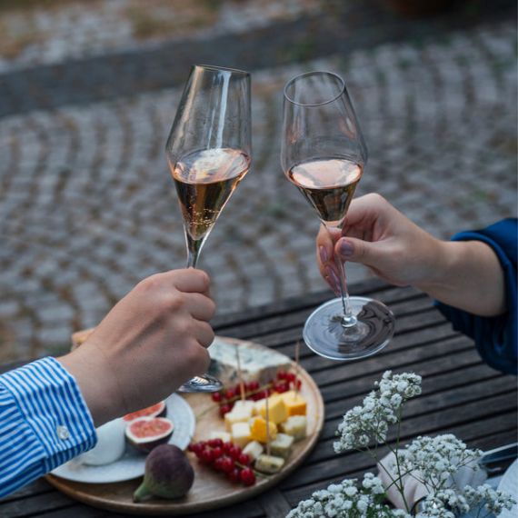 Набор из 2-х бокалов-флюте Quatrophil, 292 мл, D82 мм, H260 мм, Stolzle, изображение 6