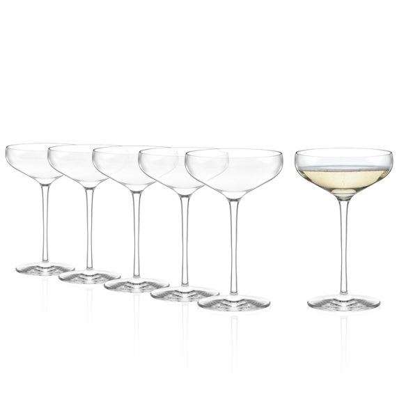 Набор из 6-ти бокалов-блюдец для шампанского, 300 мл, Bar&Liqueur, D 116 мм, H 181 мм, Stolzle, изображение 3