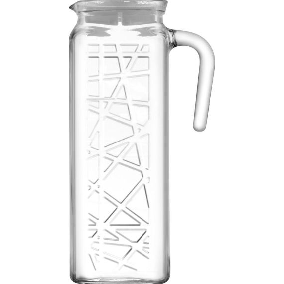 Кувшин с крышкой для воды 1200 мл, стекло, LAV, изображение 2