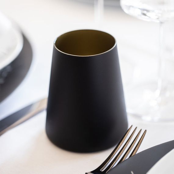 Набор из 6-ти стаканов серия Power, цвет Черный-Бронзовый 380 мл, D86 мм, H101 мм, Stolzle, изображение 2