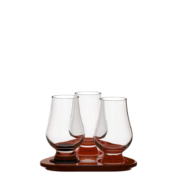 Набор из 3-х бокалов для виски Glencairn на подносе, 190мл; D=65, H=116 мм, Stolzle