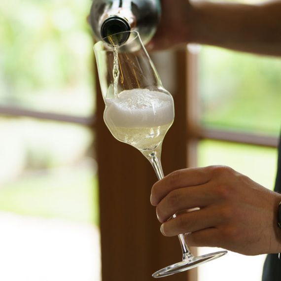 Набор из 2-х бокалов для шампанского серия Cocoon 340 мл, D77 мм, H255 мм, Stolzle, изображение 5