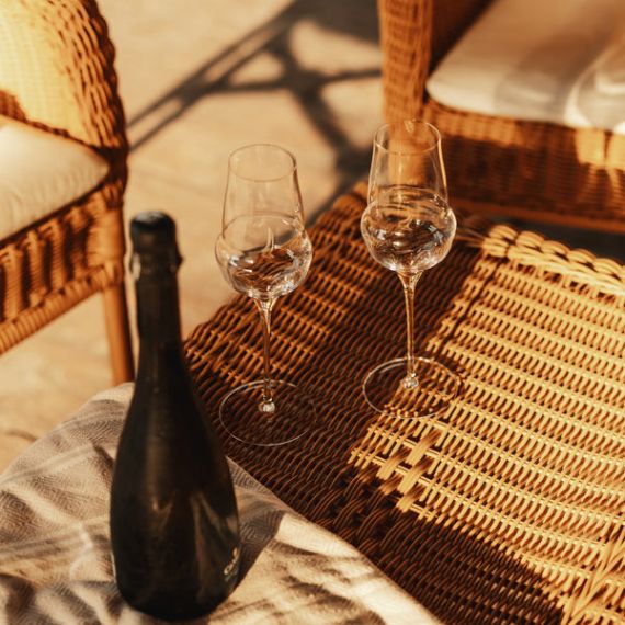 Набор из 6-ти бокалов для шампанского серия Cocoon 340 мл, D77 мм, H255 мм, Stolzle, изображение 6