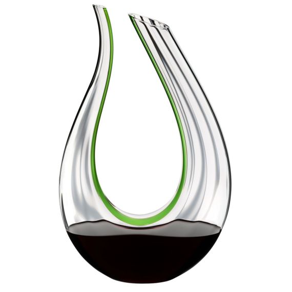 Хрустальный декантер ручной работы Amadeo Performance 1756/19, 1.5 л, прозрачный/зеленый, серия Decanter, Riedel