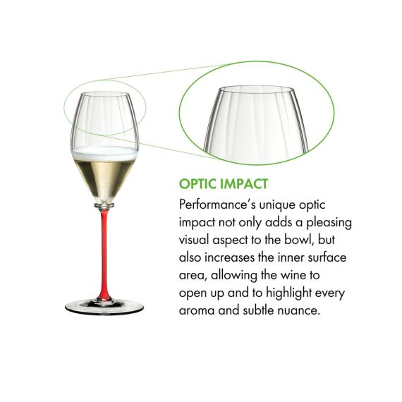 Бокал для шампанского Champagne 4884/28R, 375 мл, красная ножка, серия Fatto a Mano, Riedel, изображение 2