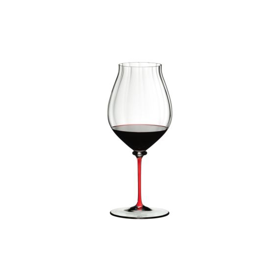 Бокал для красного вина Pinot Noir 4884/67R, 830 мл, красная ножка, серия Fatto a Mano, Riedel
