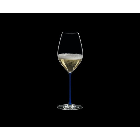 Бокал для шампанского Champagne, 445 мл, прозрачный/синий, хрусталь, серия Fatto a Mano, Riedel, изображение 6