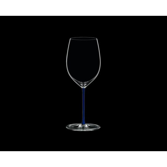 Бокал для красного вина Cabernet, 625 мл, прозрачный/синий, хрусталь, серия Fatto a Mano, Riedel, изображение 4