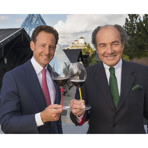 Бокал для красного вина Old World Syrah, 650 мл, прозрачный/красный, хрусталь, серия Fatto a Mano, Riedel, изображение 8