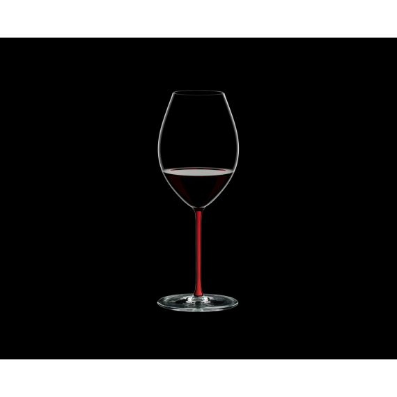 Бокал для красного вина Old World Syrah, 650 мл, прозрачный/красный, хрусталь, серия Fatto a Mano, Riedel, изображение 3