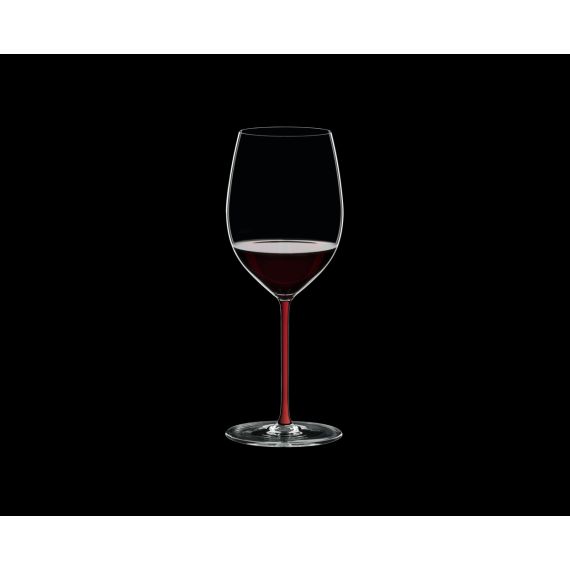 Бокал для красного вина Cabernet, 625 мл, прозрачный/красный, хрусталь, серия Fatto a Mano, Riedel, изображение 5