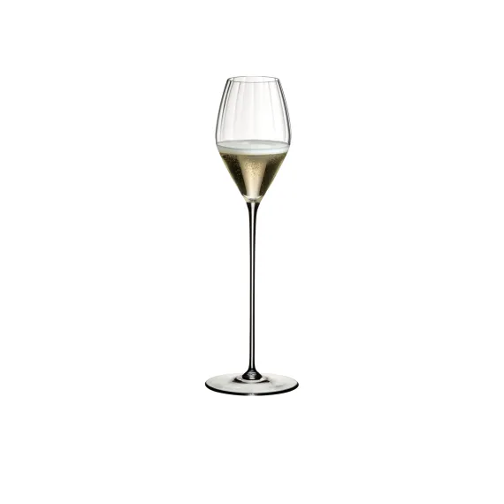 Бокал для шампанского High Performance Champagne Glass Clear, прозрачная ножка, 375 мл, 32.5 см, Riedel