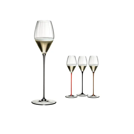Бокал для шампанского High Performance Champagne Glass Clear, прозрачная ножка, 375 мл, 32.5 см, Riedel, изображение 3