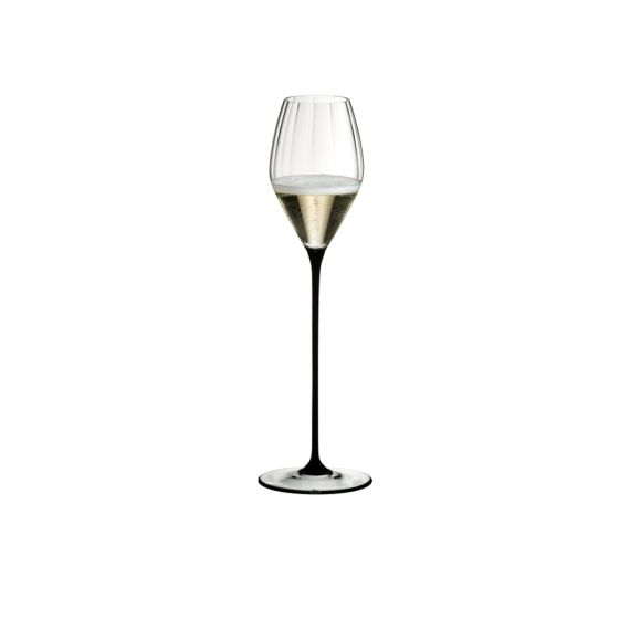 Бокал для шампанского High Performance Champagne Glass  Black, черная ножка, 375 мл, 32.5 см, Riedel