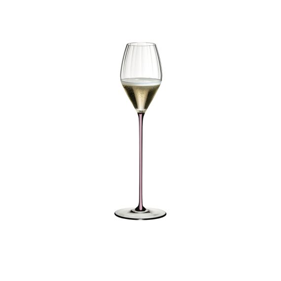 Бокал для шампанского High Performance Champagne Glass Pink, розовая ножка, 375 мл, 32.5 см, Riedel