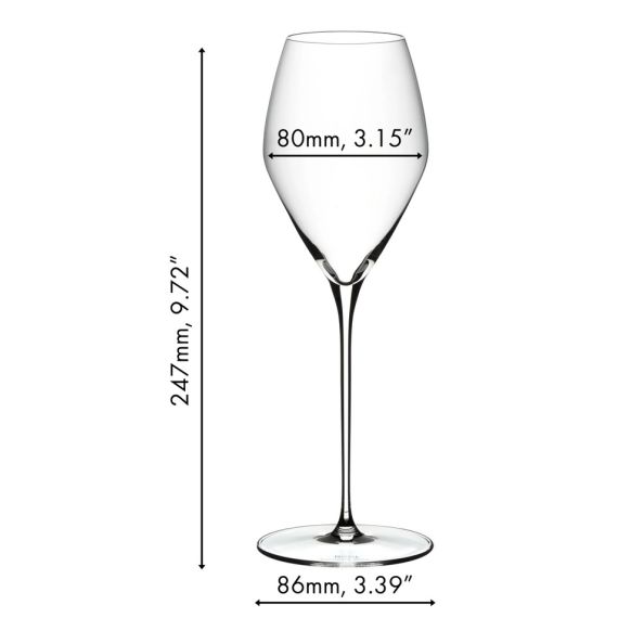 Набор из 2-х бокалов для белого вина Sauvignon Blanc (Совиньон Блан) , объем: 347 мл, высота: 247 мм, хрусталь, серия Veloce, 6330/33, Riedel, изображение 3