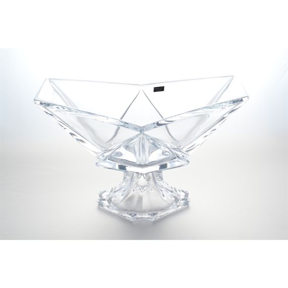 Фруктовница на ножке 33 см, серия Origami, Crystalite Bohemia