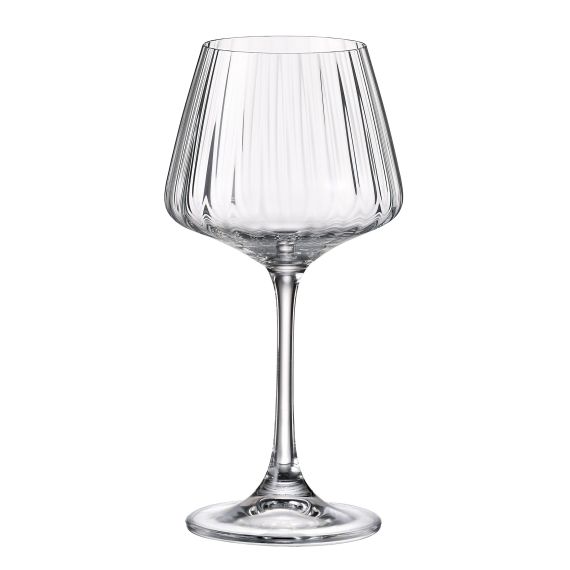 Набор из 6-ти бокалов для белого вина CORVUS OPTIC, 350 мл, Crystal Bohemia