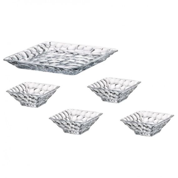 Набор конфетниц из 5-ти предметов, серия Marble, Crystalite Bohemia, изображение 2