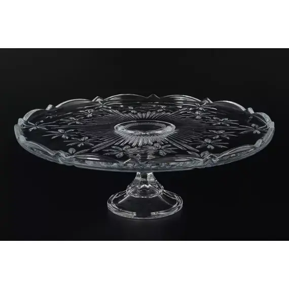 Тарелка для торта на ножке Perseus-nova 31 см, Bohemia Crystalite