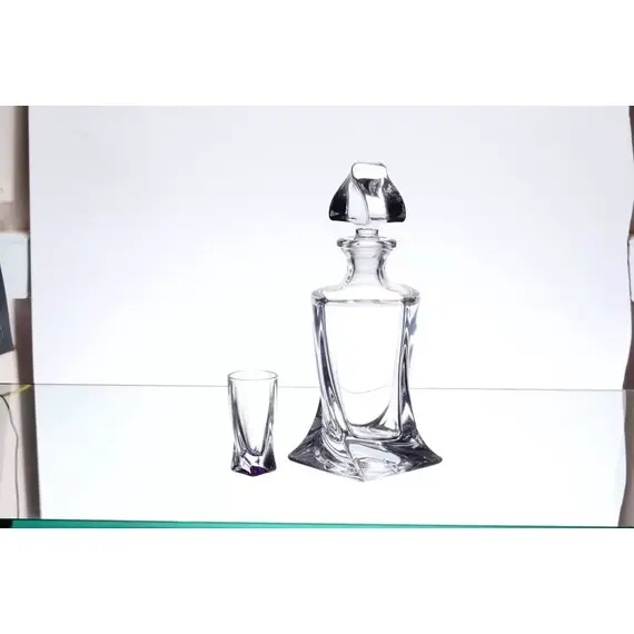 Набор для ликера Quadro Ассорти 7 предметов, Bohemia Crystalite