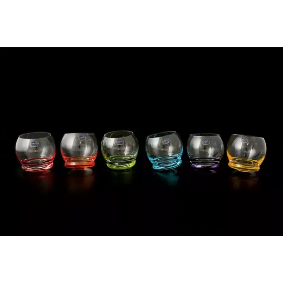Набор стаканов для воды Crazy 390 мл, 6 шт, Bohemia Crystalite