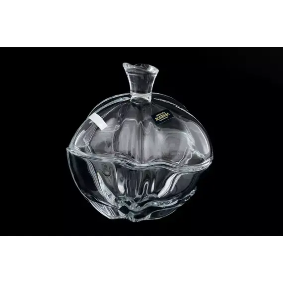 Конфетница с крышкой Vulcano 17см, Bohemia Crystalite