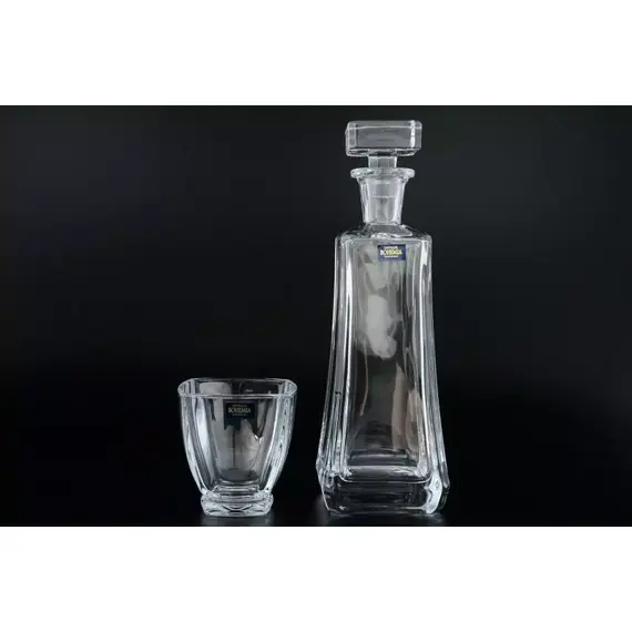 Набор для виски Arezzo 7 предметов, Bohemia Crystalite