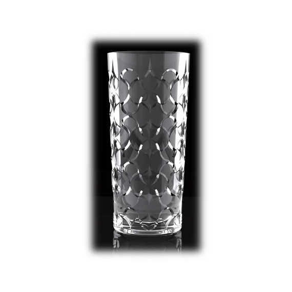 Ваза RCR ARABESQUE H28 см, D12,5 мм, хрустальное стекло, Италия, изображение 2