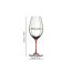 Бокал для вина Performance Riesling 623 мл, прозрачный/красный, хрусталь, серия Fatto a Mano, Riedel, изображение 4