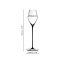 Бокал для шампанского High Performance Champagne Glass  Black, черная ножка, 375 мл, 32.5 см, Riedel, изображение 2